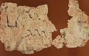 Manichaean wall painting MIK III 6918