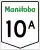 Provincial Trunk Highway 10A marker