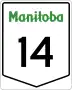 Provincial Trunk Highway 14 marker