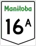 Provincial Trunk Highway 16A marker