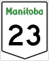 Provincial Trunk Highway 23 marker