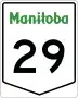 Provincial Trunk Highway 29 marker