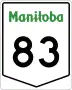 Provincial Trunk Highway 83 marker