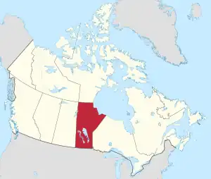 List of National Historic Sites of Canada in Manitoba