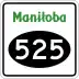 Provincial Road 525 marker