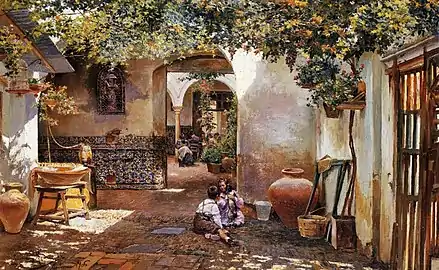 Patio with Children (1906)