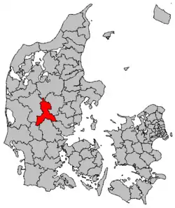 Location in Denmark