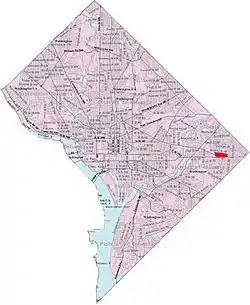 Benning Heights within the District of Columbia