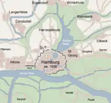 Image 31Hamburg in 1800 (from History of Hamburg)