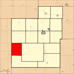 Location in Jackson County