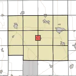 Location in Noble County