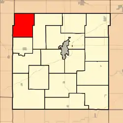 Location in Franklin County