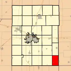 Location in Champaign County