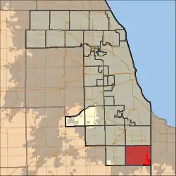 Location in Cook County