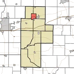 Location of Brazil Township in Clay County