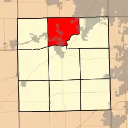 Location in Kendall County