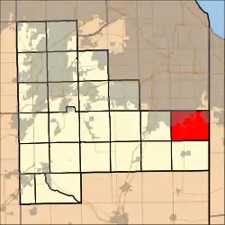 Location in Will County