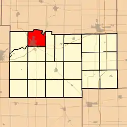 Location in Lee County