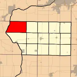 Location in Mercer County