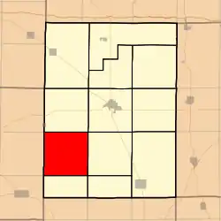 Location in Hamilton County