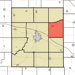 Location in Montgomery County