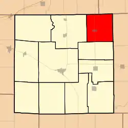 Location in Jasper County