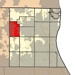 Location in Lake County