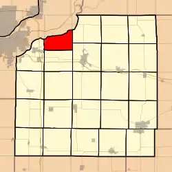 Location in Henry County