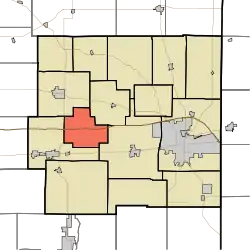 Location in Wayne County