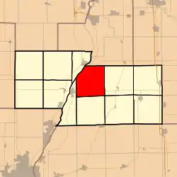 Location in Marshall County