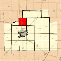 Location in McLean County