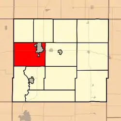 Location in Allen County