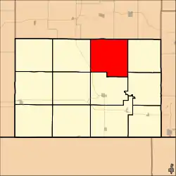 Location in Chautauqua County