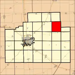 Location in McLean County