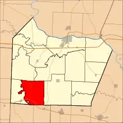 Location in Cooper County