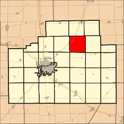 Location in McLean County