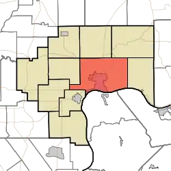 Location in Jefferson County