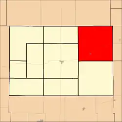 Location in Hodgeman County