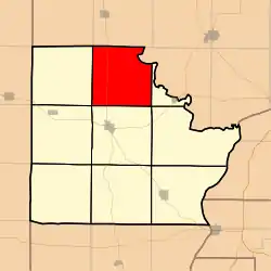 Location in Brown County