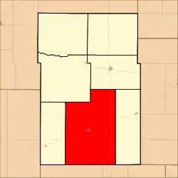 Location in Gray County