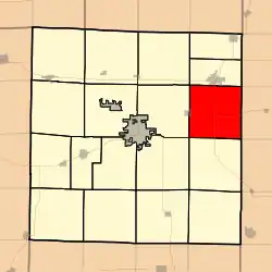 Location in McDonough County