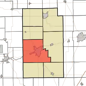 Location in Wabash County