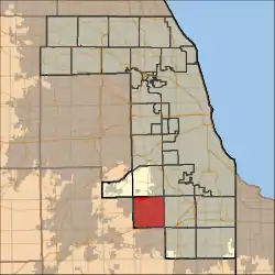 Location in Cook County