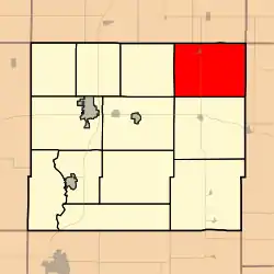 Location in Allen County