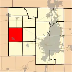 Location in Winnebago County