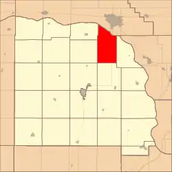 Location in Saunders County