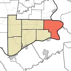 Location in Switzerland County