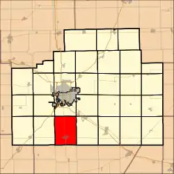 Location in McLean County