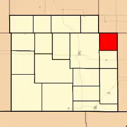 Location in Barber County