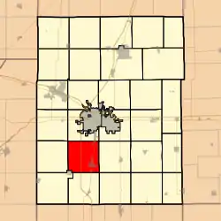 Location in Champaign County